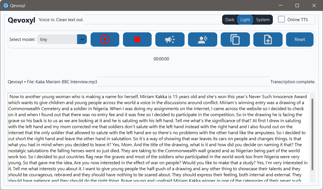 Qevoxyl app screenshot (placeholder)